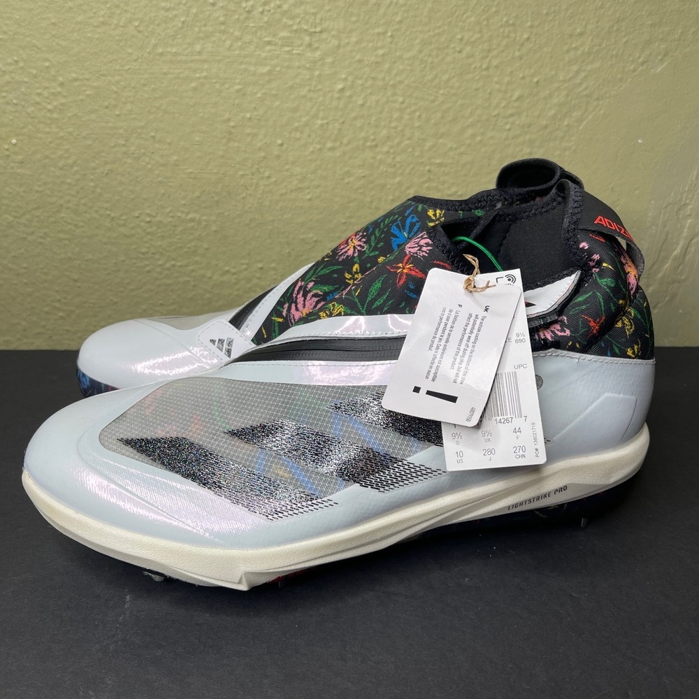 Adidas Adizero Impact+ Baseball Julio Rodriguez Size 10 Floral Cleats IH2728 nby - Picture 5 of 11